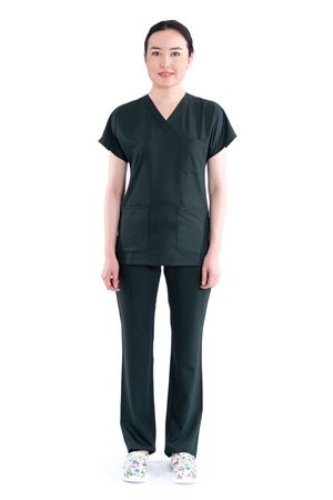 Greys Model Likralı Viskon Kadın  Takım Avcı Yeşili