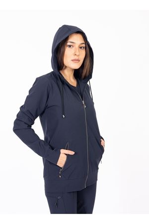 Hood Comfort Model Polilikra Kadın  Kapşonlu Takım Lacivert