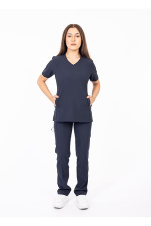 Hood Comfort Model Polilikra Kadın  Kapşonlu Takım Lacivert