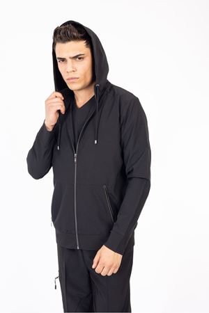 Hood Comfort Model Polilikra Erkek  Tek Kapşon Siyah