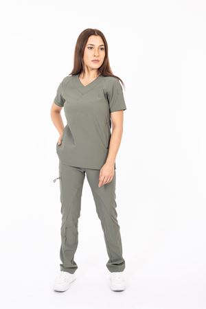 Hood Comfort Model Polilikra Kadın  Takım Haki