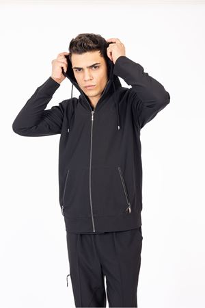 Hood Comfort Model Polilikra Erkek  Tek Kapşon Siyah