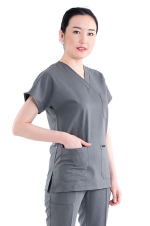 Greys Model Likralı Viskon Kadın  Tek Üst Antrasit Gri