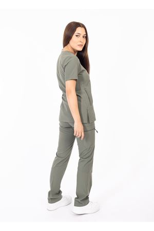 Hood Comfort Model Polilikra Kadın  Takım Haki