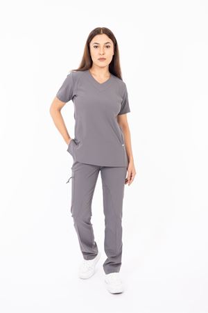 Hood Comfort Model Polilikra Kadın  Kapşonlu Takım Antrasit Gri