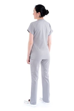 Greys Model Likralı Viskon Kadın  Takım Açık Gri