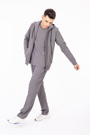 Hood Comfort Model Polilikra Erkek  Tek Kapşon Antrasit Gri
