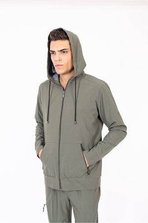 Hood Comfort Model Polilikra Erkek  Tek Kapşon Haki