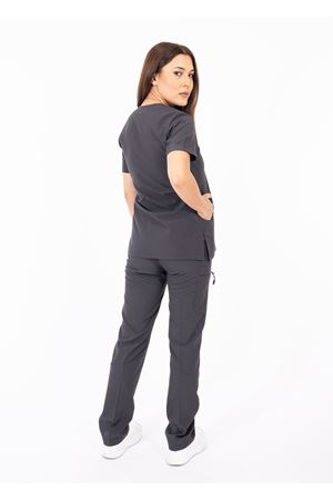 Hood Comfort Model Polilikra Kadın  Takım Füme Gri