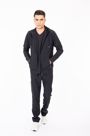 Hood Comfort Model Polilikra Erkek  Kapşonlu Takım Siyah