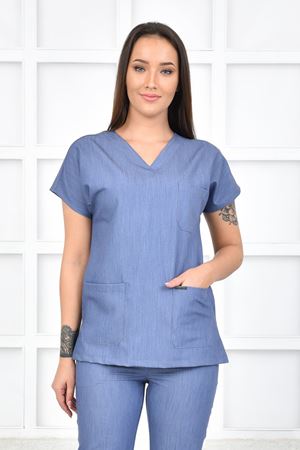 Greys Model Likralı Viskon Kadın  Tek Üst Kot