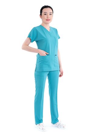 Greys Model Likralı Viskon Kadın  Takım Turkuaz Yeşili