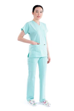 Greys Model Likralı Viskon Kadın  Takım Mint Yeşili