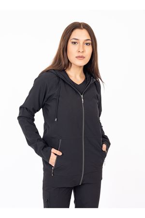 Hood Comfort Model Polilikra Kadın  Tek Kapşon Siyah