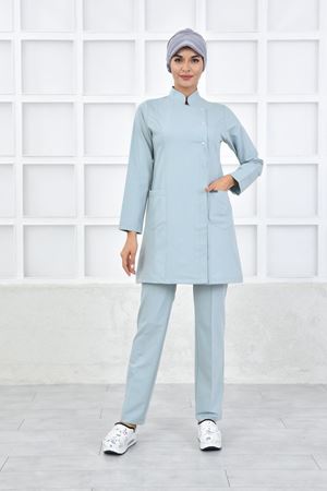 Kare Kravaze Model Likralı Viskon Kadın  Takım Küf