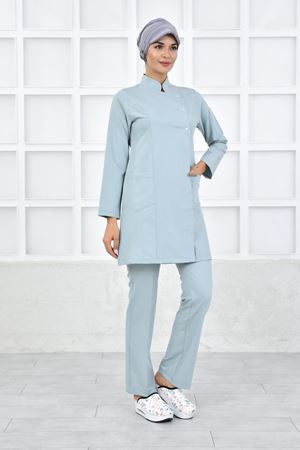 Kare Kravaze Model Likralı Viskon Kadın  Takım Küf