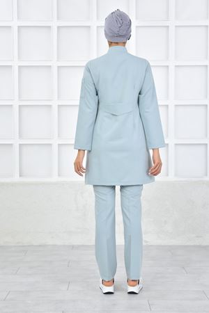 Kare Kravaze Model Likralı Viskon Kadın  Takım Küf