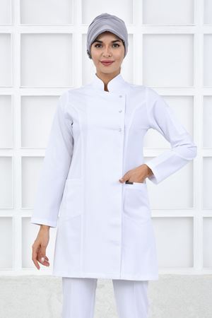 Kare Kravaze Model Likralı Viskon Kadın  Tek Üst Beyaz