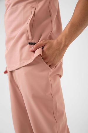 New Line Model Likralı Viskon Erkek  Takım Pudra