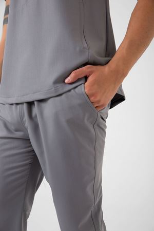 New Line Model Likralı Viskon Erkek  Takım Taş Gri