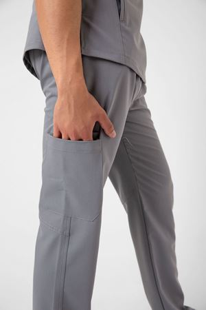 New Line Model Likralı Viskon Erkek  Takım Taş Gri