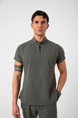 New Line Model Likralı Viskon Erkek  Takım Haki