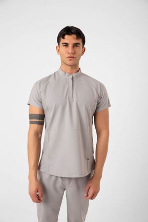 New Line Model Likralı Viskon Erkek  Takım Bulut Gri