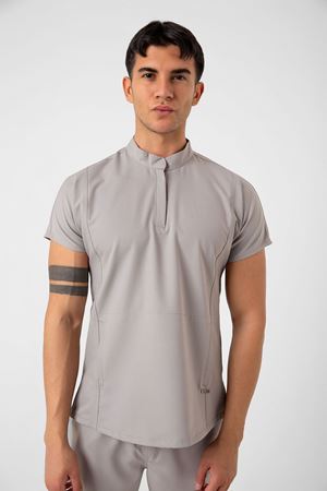 New Line Model Likralı Viskon Erkek  Takım Bulut Gri