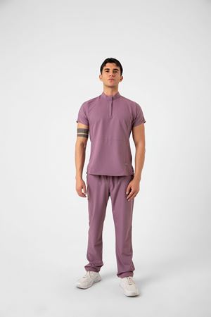 New Line Model Likralı Viskon Erkek  Takım Leylak