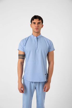 New Line Model Likralı Viskon Erkek  Takım Bebe Mavi