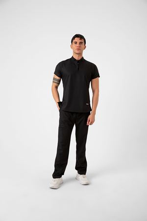 New Line Model Likralı Viskon Erkek  Takım Siyah