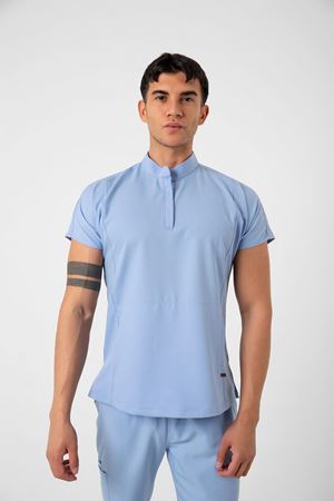 New Line Model Likralı Viskon Erkek  Takım Bebe Mavi