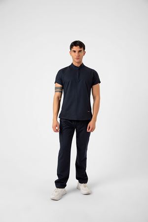 New Line Model Likralı Viskon Erkek  Takım Lacivert