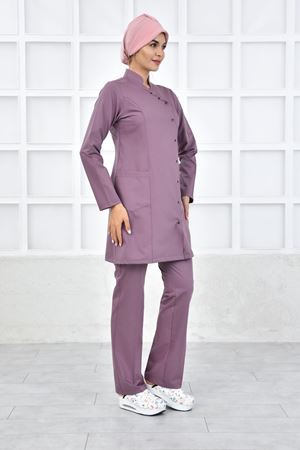 Kravaze Model Likralı Viskon Kadın  Takım Leylak