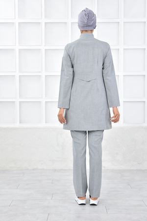 Kravaze Model Santana Kadın  Takım Açık Gri