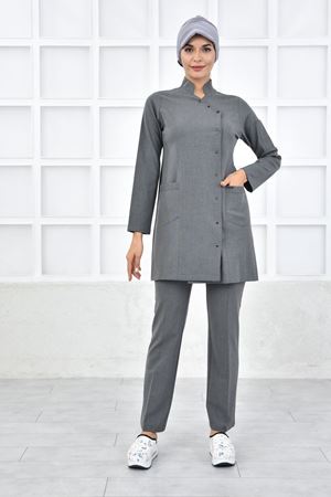 Kravaze Model Santana Kadın  Takım Orta Gri