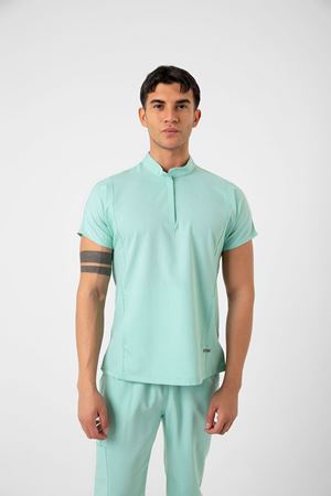 New Line Model Likralı Viskon Erkek  Takım Su Yeşili