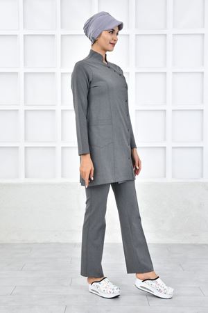 Kravaze Model Santana Kadın  Takım Orta Gri