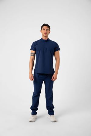 New Line Model Likralı Viskon Erkek  Takım İndigo