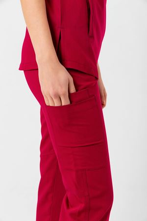 New Line Model Likralı Viskon Kadın  Takım Koyu Fuşya