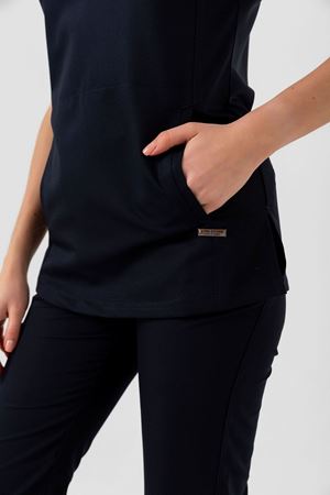 New Line Model Likralı Viskon Kadın  Takım Lacivert