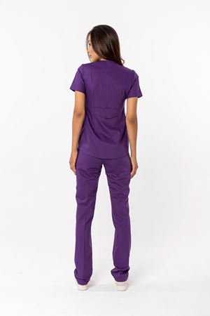 Viscose Comfort Model Likralı Viskon Kadın  Takım Mor