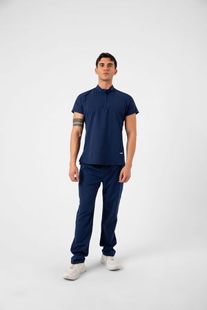 New Line Model Likralı Viskon Erkek  Takım İndigo