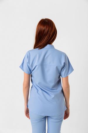 New Line Model Likralı Viskon Kadın  Takım Bebe Mavi