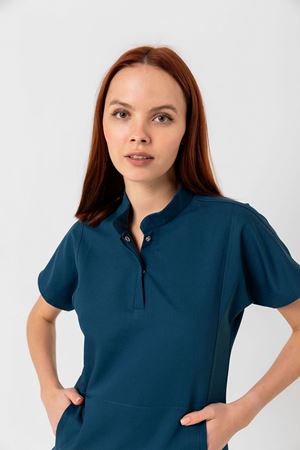 New Line Model Likralı Viskon Kadın  Takım Petrol Yeşili