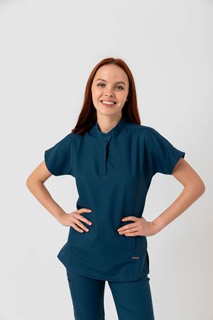 New Line Model Likralı Viskon Kadın  Takım Petrol Yeşili