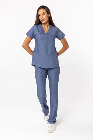 Viscose Comfort Model Likralı Viskon Kadın  Takım Kot