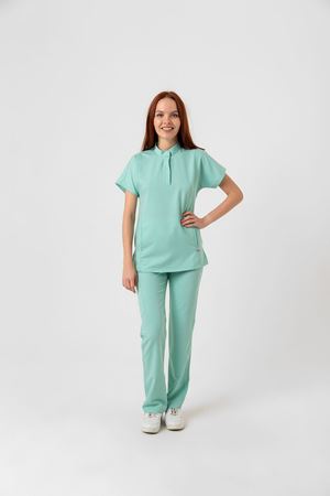 New Line Model Likralı Viskon Kadın  Takım Su Yeşili