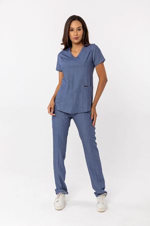 Viscose Comfort Model Likralı Viskon Kadın  Takım Kot