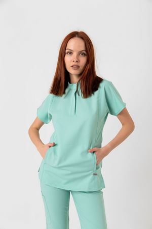 New Line Model Likralı Viskon Kadın  Takım Su Yeşili